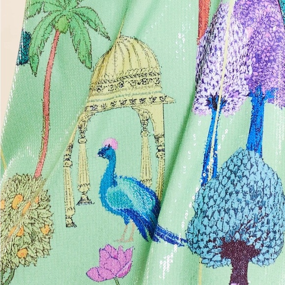 Oopscool - Botanic Garden Sequined Mini Dress Dress size S NWT - Picture 5 of 8